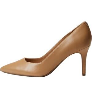 Calvin Klein Women's Beige Pointed Toe Pumps Size 7M Mid Heel Elegant